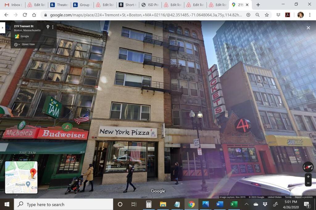 Downtown Studio Apt, Perfect For Medical Workers Бостон Екстер'єр фото